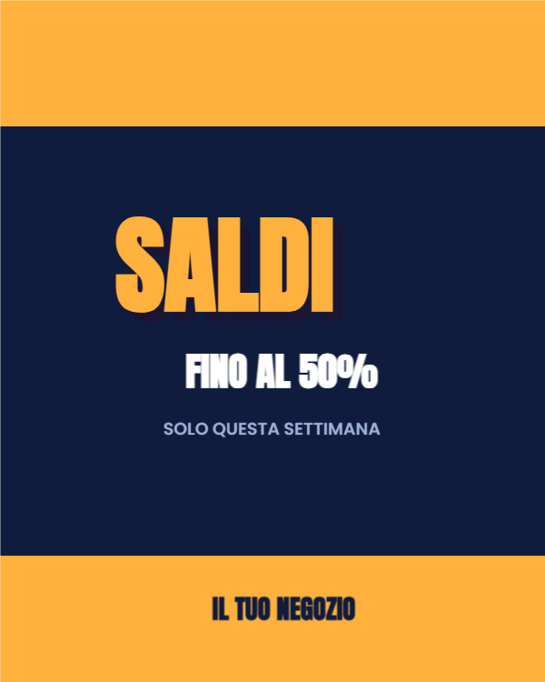 Anteprima del modello Saldi — poster